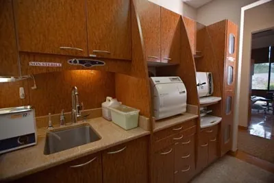 the lab at Desert Dental Spa where restorations are crafted